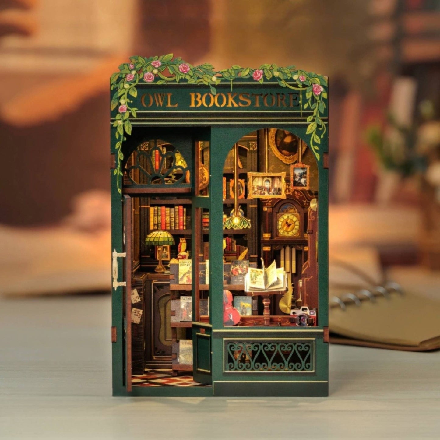 CC DIY Book Nook Kit: Owl Bookstore