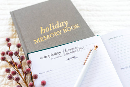 CC Holiday Memory Book & Family Keepsake | Christmas Gift