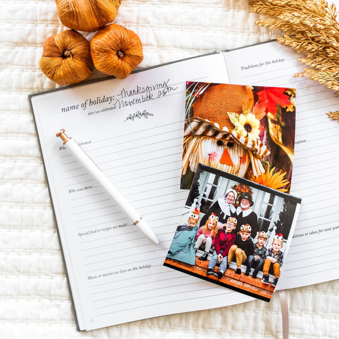 CC Holiday Memory Book & Family Keepsake | Christmas Gift