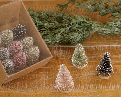 CC Box of Mini Bottle Brush Trees (SET)