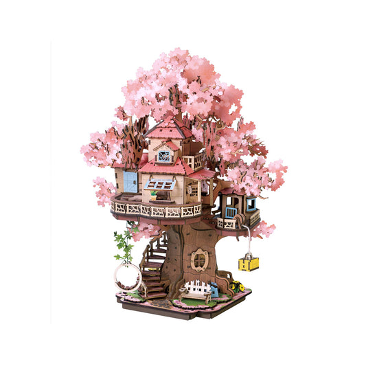 CC DIY Wooden Puzzle: Sakura Tree House