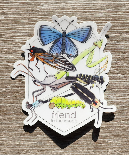 Friend to the Insects sticker