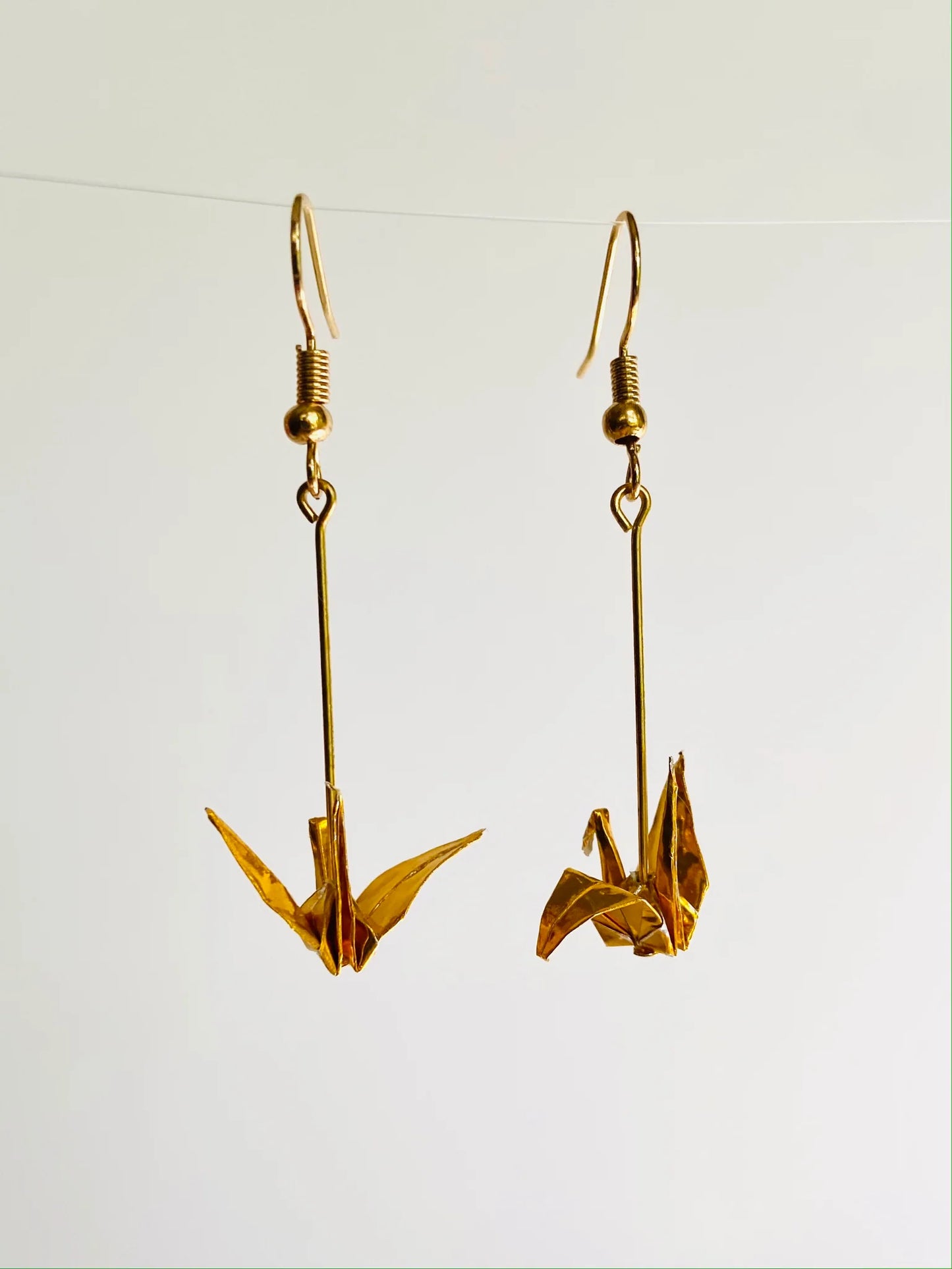 Origami Crane Earrings by Maya Joy in the World