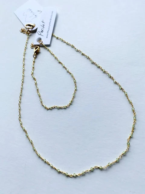 Gemstone Necklaces and Bracelets by Maya Joy in the World