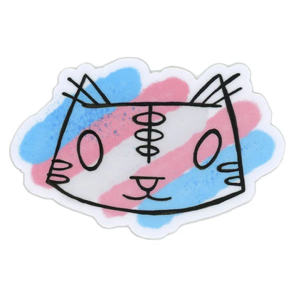 CA Rainbow Cat Stickers